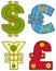 Patchwork Currency Symbols