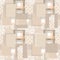 Patchwork retro seamless dotted pattern background