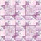 Patchwork seamless lacy retro pink floral pattern