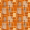 Patchwork seamless pattern texture brown, orange background