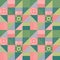 Patchwork style seamless pattern