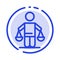 Patent, Conclusion, Court, Judgment, Law Blue Dotted Line Line Icon