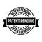 Patent Pending Badge, Rubber Stamp, Patented Pending Label, Pending Icon, Logo, Retro, Vintage, With Tick Mark And Check Mark