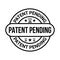 Patent Pending Badge, Rubber Stamp, Patented Pending Label, Pending Icon, Logo, Retro, Vintage, With Tick Mark And Check Mark