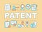 Patent word concepts banner