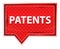 Patents misty rose pink banner button