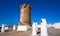 Paterna tower Valencia and chimneys of cave houses