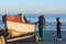 Paternoster fishermen and their boat