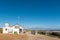 PATERNOSTER, SOUTH AFRICA, AUGUST 21, 2018: The entrance to the Cape Columbine Nature Reserve and Tietiesbaai near Paternoster in