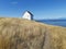 Path along a grassy slope