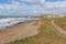 Path from Bude North Cornwall to nearby beach of Crooklets England UK