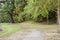 Path curving along Willow Lake shoreline