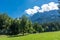 Path for the Eibsee Lake, Bavarian Alps , Germany