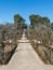 Path in Garden of Roses in Buen Retiro Park, in Botanical Garden