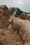 path going down the cliff to coastline, Etretat,