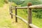 Path and handrail in village Elcito