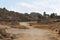 Path from Kings Balance leading to the Narasimha Temple. Hampi, Karnataka.