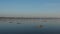 Path of Life of fisherman at river side in Amarapura Mandalay, Myanmar with wonderful sun light in the morning