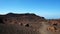 Path through the lunar landscape of Montana Samara in Teide National Park, one of the most alien-like, volcanic land in Tenerife