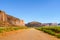 Path in the monument valley