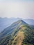 Path on mountain trail, countryside landscape, autumn, nobody, Lantau Island, Hong Kong