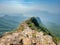 Path on mountain trail, countryside landscape, autumn, nobody, Lantau Island, Hong Kong