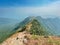 Path on mountain trail, countryside landscape, autumn, nobody, Lantau Island, Hong Kong