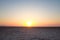 Path on Namak salt lake at Sunset, in Maranjab desert, near Kashan, Iran