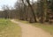 Path by river in VlaÅ¡im Castle Park