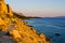 Path on rocky Croatian seashore