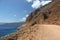 Path to the beautiful Bay of Balos in Crete