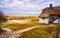 Path to the house in the dunes of the Baltic Sea. Ahrenshoop