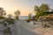 Path to the Marmari beach. Kos island, Greece