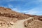 The path to the Pukara de quitor ruins in Chile