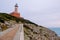 Path to The Punta Carena lighthouse, Capri.