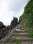 Path to Sabautsuga, the only well at the east of Irabu island. People used to go down 124 stone