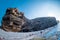 Path to sea caves architecture natural volcanic rocks gorge formed far out guide created on idyllic desert island