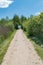 Path to the Sniardwy lake in the summer