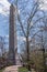 Path to Tencentennial Monument in historic Jamestowne, VA, USA