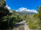 The path to vathre alongside Fonias river in Samothrace