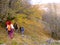 path trough rocks and mountain path in Zagoria Ioannina Greece