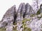 path trough rocks and mountain path in Zagoria Ioannina Greece