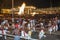 Pathuru Dancers perform in front of a huge crowd at the Esala Perahera in Kandy, Sri Lanka.