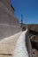 The pathway of Ancient fortress and Buddhist Monastery (Gompa) i