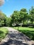 Pathway in Central Park, Manhattan, New York City