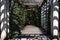 Pathway of the Hampstead Pergola in the Golders Hill Park in England, London / UK.