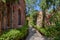 Pathway in Marrakech, Morocco