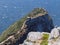 Pathway over the cliff at Cape Point in South Africa