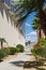 Pathway to the Aquarius Resort pool