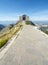 Pathway to the summit of Mount Lovcen and Mausoleum of Njegos,Lovcen National park,Montenegro